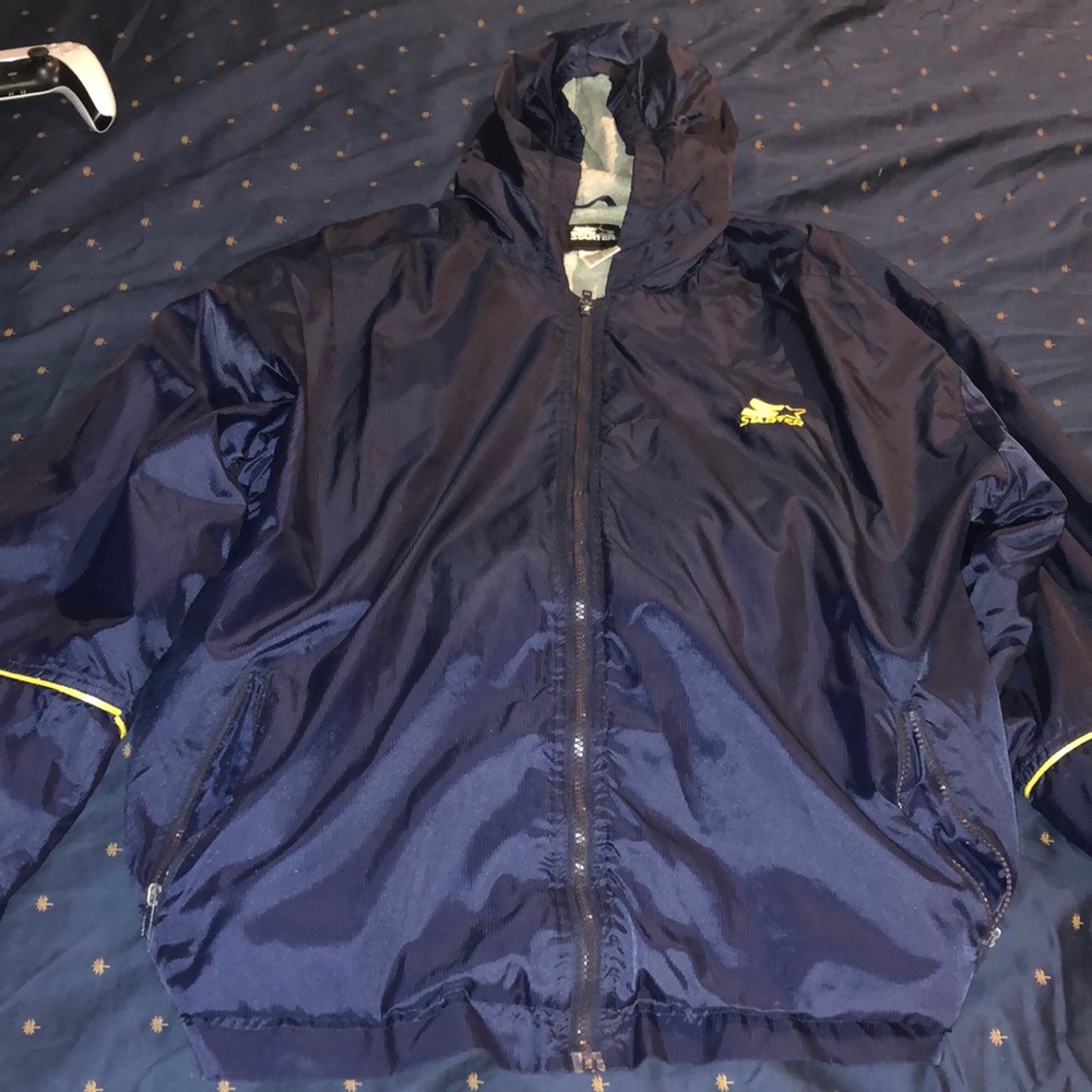 Vintage starter jacket hoodie 1990s